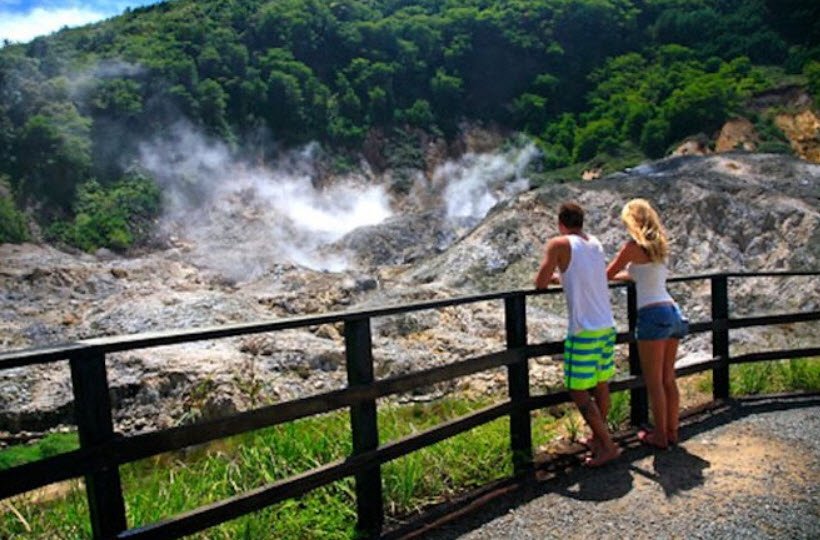 La Soufrière Drive-in Volcano Hot Springs, Soufrière, Saint Lucia
